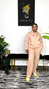 Mickey Mouse Crew Hooded 2 Piece Set (Nude)